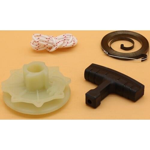 Recoil Starter Pulley Spring Fit for Husqvarna Partner 350 351 Poulan 3314 3416 3516 1900 1950 1975 2025 2050 Chainsaw Parts