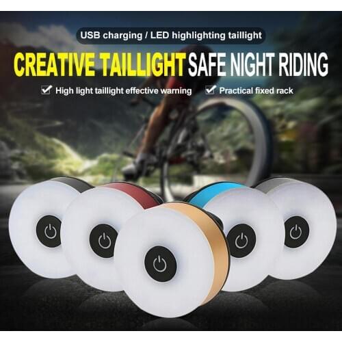 Cycling Lights Bicycle Tail Lights USB Charging Multi-Mode High-Brightness Warning Light Mountain Road Bike Headlight MTB Lights