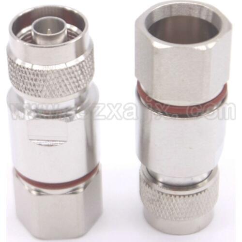1pcs RF connector N male crimp 1/2" for Corrugated copper Standard Andrew Heliax silver free shipping