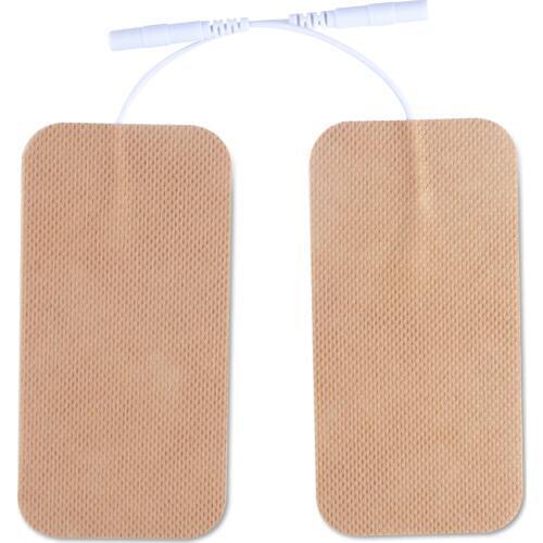 10 Pairs TENS Electrodes Pads 5*10cm With Plug Hole 2.0mm For TENS/EMS Machines