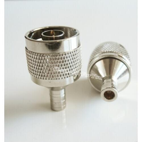 1X N-SMB Adapter N Male Plug To SMB Female Straight RF Coaxial Connector