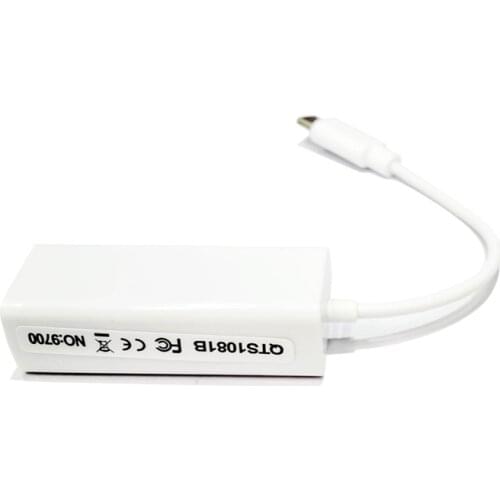 USB-C / TYPE-C to RJ45 Ethernet LAN Internet Cable Adapter Lan for MacBook Windows 7/8/10 Laptop 10/100Mbps