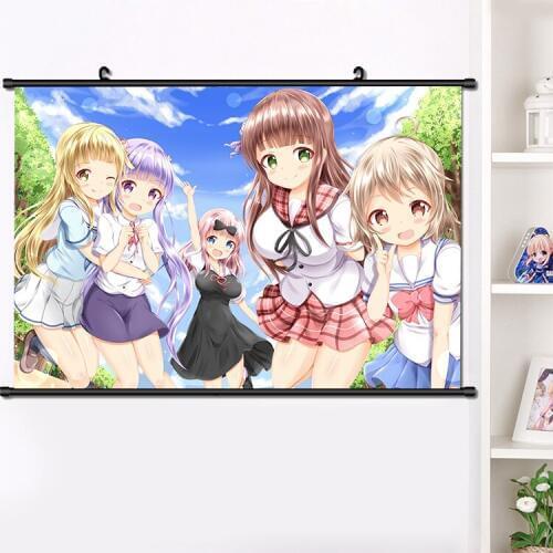 Anime NEW GAME!! TOYAMA RIN Takimoto Hifumi Sakura nene Mochizuki Momiji Wall Hanging Poster Home Decoration Gift 40*60cm