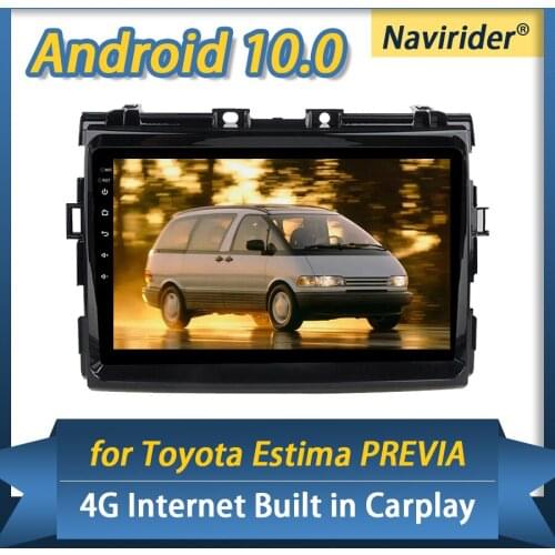 Android 10 2Din Car Multimedia GPS For Toyota Estima PREVIA Tarago Canarado 2010 GU Autoradio Navigation Stereo Head Unit Radio