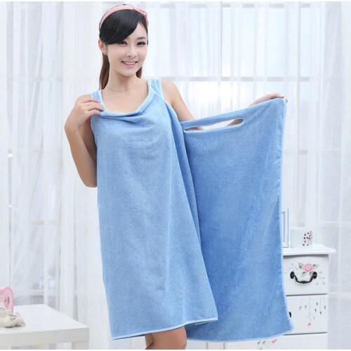 Bath Towels Fashion Lady Girls Wearable Fast Drying Magic Bath Towel Beach Spa Bathrobes Bath Skirt