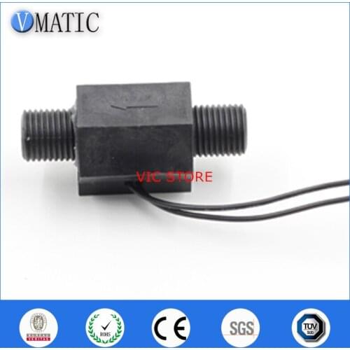 Free Shipping Electronic Magnetic Sensor Thread VC2253-G1-4 Male Automatic Toilet Flusher Plastic Pipe G1/4 Flow Water Switch