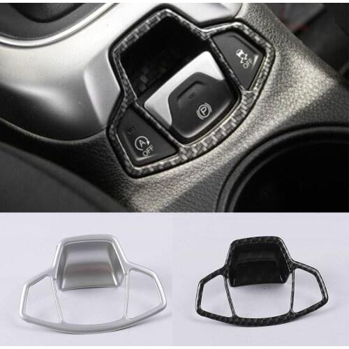 For Jeep Compass 2017 2018 2019 2020 Car Stick Cover Armrest Handrail Trim Frame Lamp Electronic Handbrake Parking Brake 1pcs
