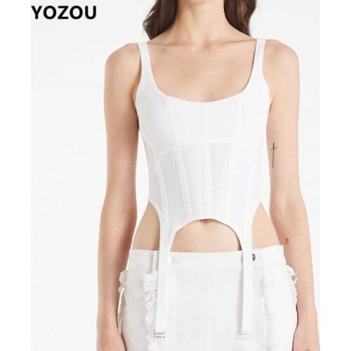 Summer Women Tube Top Corset For Girls Ribbed Sleeveless White Black Gray Blue Y2k Solid Basic Crop Tank Top Camis Fairy Grunge