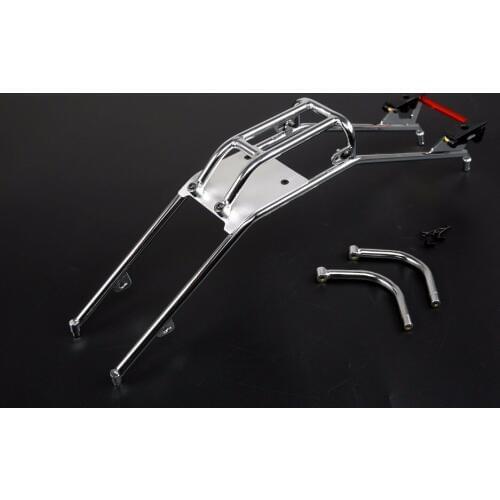 Metal roll cage &roof guard handle &Rear bend bracket set for 1/5 hpi rovan km baja 5b ss rc car gas parts