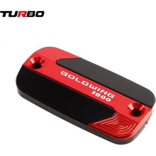 New high quality Motorcycle Accessories Front brake Fluid Reservoir Tank Cap Cover For HONDA Goldwing 1800 GL1800 2010-2018