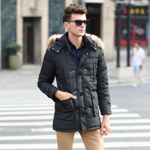 Plus xl - 6 xl 7xl 8 xl (bust 160 cm) 2016 new winter coats men long big yards with thick collars warm men 's coat