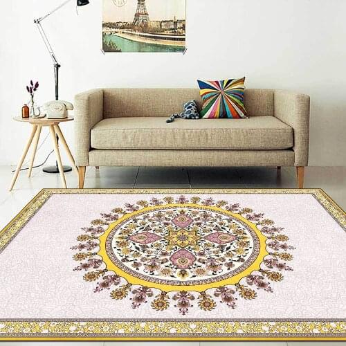 Luxury European 3D Geometry Art Carpets For Living Room Bedroom Area Rug Parlor Sofa Rug Home Mat Coffee Table Floor Decor Large