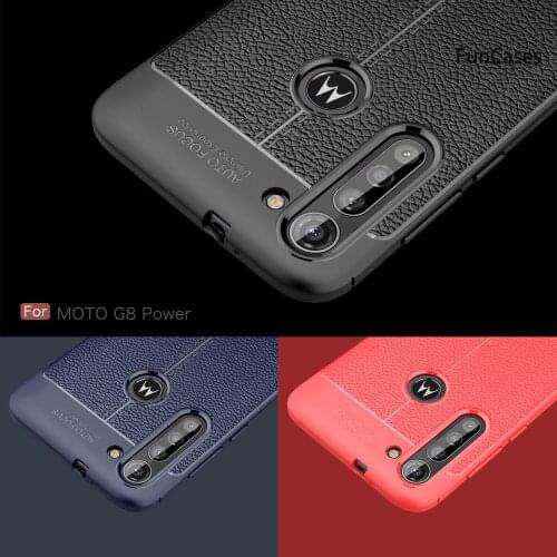Navy Cell Cases For telefoon Moto G8 Power Phone Pouch Soft TPU Protector sFor Moto telefon Motorola G8 Power Aksesuar Positivo