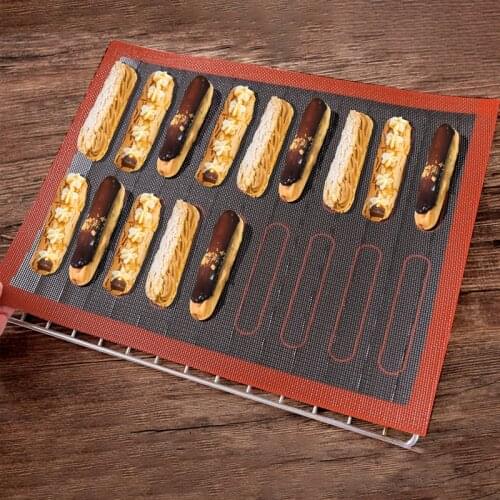 Heat Resistant Silicone Baking Mat Perforated Oven Sheet Liner Double-Sided Available Baking Pan Mat for Cookie Bread Biscuit