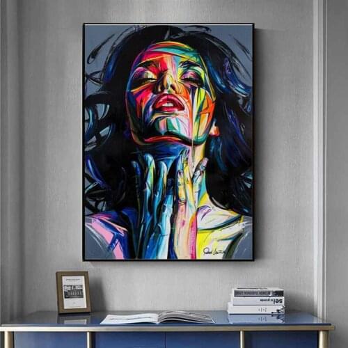 Street Graffiti Wall Art Canvas Prints Abstract Pop Art Girls Watercolor Canvas Paintings On The Wall Pictures For Home Decor