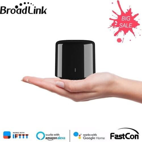 BroadLink BestCon RM4C Mini Smart Home Universal WiFi/ IR Remote Controller With EU/ US/ UK Adaptor Work With Alexa Google Home