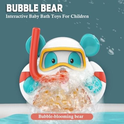 Bubble Crabs Baby Bath Funny Toddler Maker Pool Water Games Swimming bathtubs Soap Machine Bathroom Toys for Children Kids