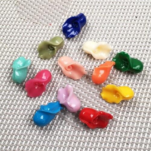 Fashion 10Pcs/lot Synthetic Coral Engraving Flower Shape Loose Spacer Beads for Jewelry Making DIY Necklace Bracelet Accessories