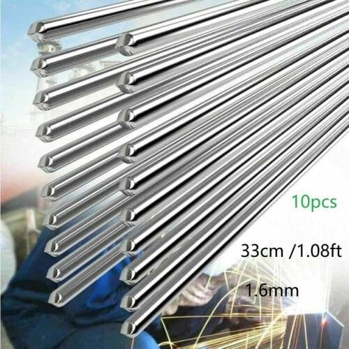 10PCS Aluminum Welding Rod 380-400 Degree Solution Welding Flux-Cored Rods Aluminum Wire Brazing Or Argon Arc Welding Filling