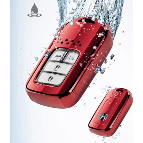 TPU Car Remote Key Full Cover Case Keychain For Honda Accord Civic CR-V XR-V MK10 Spirior Pilot Fit City Freed Jade Key Protect