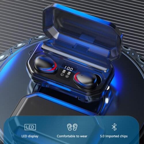 M15 TWS Wireless Bluetooth Headphones 9D Stereo HIFI Headset LED Display Noise-canceling Music Sports Earphone For Phone