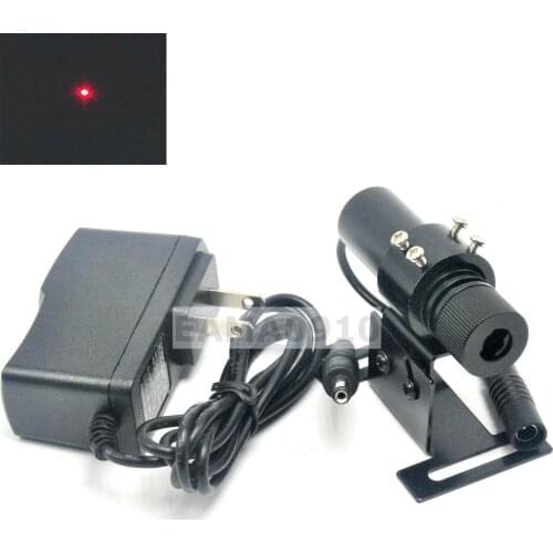 Focusable 650nm 20mW Red DOT Laser Diode Module Locator w/Holder+ 5V 1A Adapter