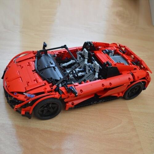 IpinMOC LT Spider Sports Car Set Fit 6331 Technic Educational Kids Building Blocks Bricks Toys gift