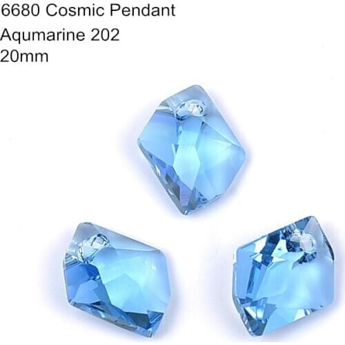 1 Piece 6680 Cosmic Pendant 20mm Crystal From Austria Loose Beads Rhinestone For DIY Jewelry Making 100% Original