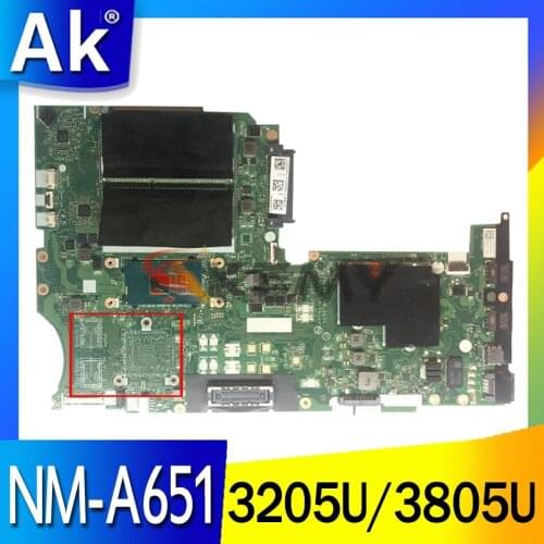 KEFU NM-A651 Fit for Lenovo ThinkPad L460 Laptop Motherboard With 3205U / 3805U Processor Full Tested