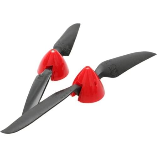 2PCS Brushed Motor 11x6 8x6 8x4.5 7.5x4 6.5x4 6x4 6x3 Folding Propeller+Prop Spinner Cover Assembly Prop Set Fr RC Glider Copter