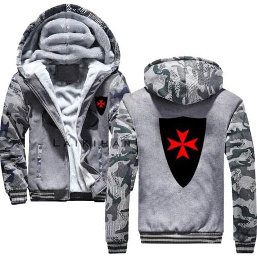 Winter Cross Templar P Exterior Hoodies Men Fashion Coat Pullover Fleece Liner Jacket Makita Sweatshirts Hoody