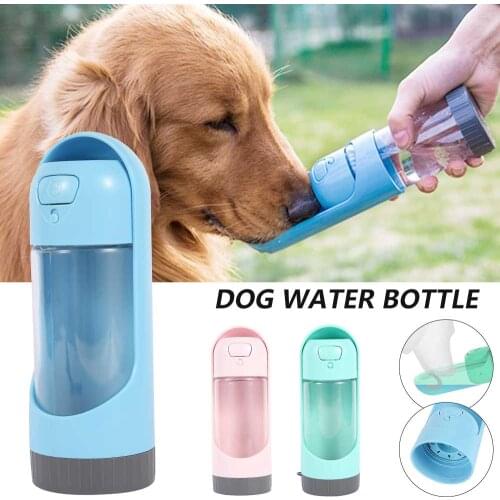Pet Bottle Portable Pet Water Bottle 300ml Drinking Bowl Small Medium Large Dogs Feeding Water Dispenser Cat Dogs Outdoor Bottle