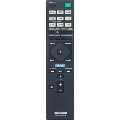 RMT-AA320U Replace Remote Control For SONY STR-DN1080 STRDN1080 STRZA810ES STR-ZA810ES STR-DN1070 STRDN1070 AV Receiver