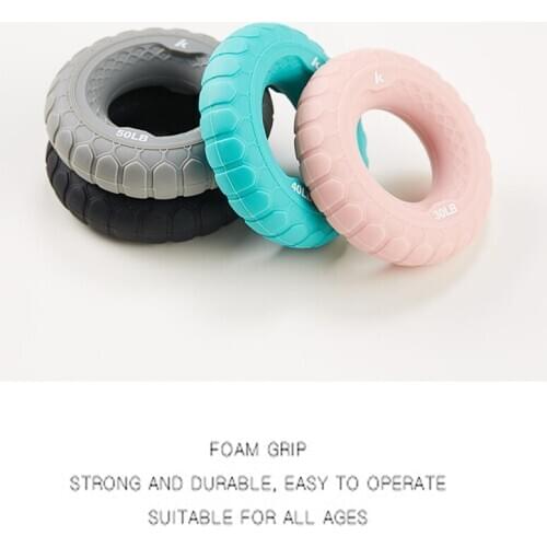 Kawasaki Silicone Finger Gripper Hand Resistance Band Gripping Ring Wrist Stretcher Finger Forearm Trainer