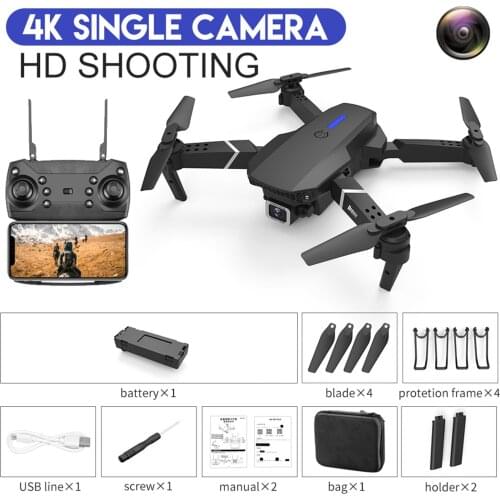 LS-E525 Folding UAV Aerial Folding Unmanned Aerial Vehicle Aerial Quadcopter Toys Remote Control Folding Drone Quadrotor Toys