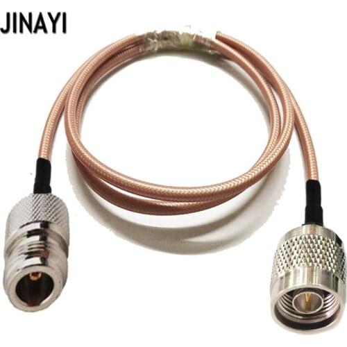 RG142 Cable N Male to N Female RF Crimp Coax Pigtail Connector Cable 10/15/20/30/50CM 1/2/3/5/10M