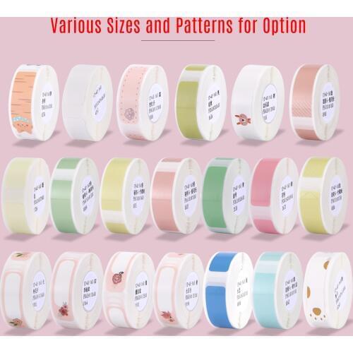 Thermal Printing Label Paper Price Name Labels Waterproof Tear Resistant 12*40mm 160pcs/roll for Home Book File Supermarket