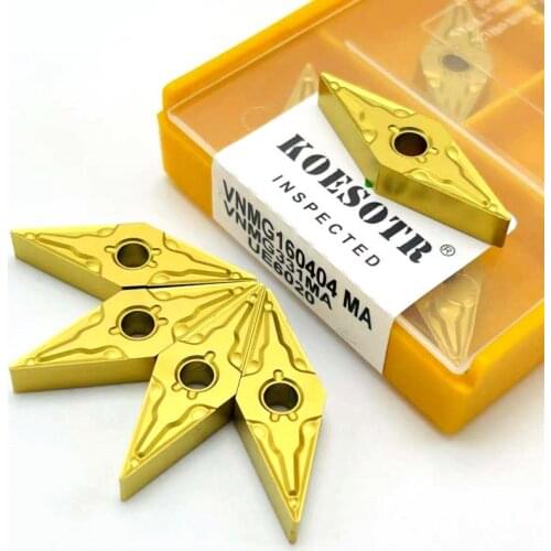VNMG160408 VNMG160404 MA 100% Carbide Insert CNC Turning Insert Lathe Milling Tool Tungsten Carbide VNMG 160408 Cutting Tools