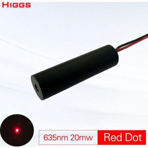 High quality Customizable 635nm 20mw red light dot laser module 10mm×30mm DC laser sight lamp Industrial Optical Devices locator