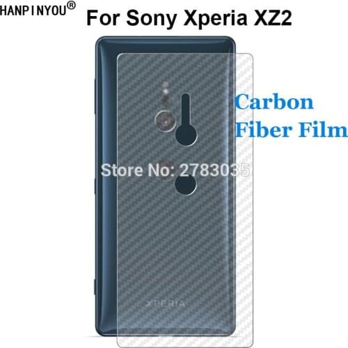 For Sony Xperia XZ2 H8216 H8266 5.7" 3D Anti-fingerprint Carbon Fiber Back Film Matte Screen Protector (Not Tempered Glass)