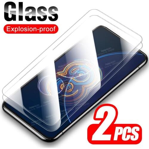 2pcs Full Cover Protective Glass For Asus Zenfone 8 Flip Tempered Glas For Zenfone8 Flip 8Flip 6.67" Screen Protector Phone Film