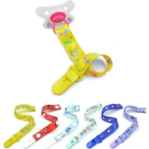 Baby Pacifier Clip Chain Ribbon Dummy Holder Soother Pacifier Clips Leash Strap Nipple Holder For Infant Feeding