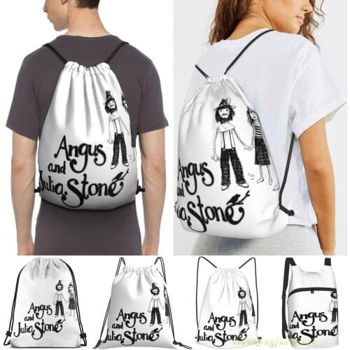 Angus And Julia Stone Women Drawstring Sackpack Gym Bags Men Outdoor Travel Backpacks For Training Fitness Swimming Bag