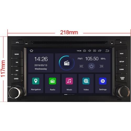 2 din Android 10 Car Multimedia Player For SEAT LEON 2014-2017 Car Automotivo Player GPS Navi Radio USB Car radio WiFi