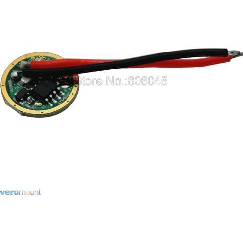 5Mode 16mm 3.7V Input LED Driver Output DC3.7V 2A For Cree 10W XM-L XML T6 L2 U2 LED Light torch flash Light