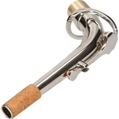 Muslady Alto Saxophone Neck Brass Bend Neck Sax Replacement Part Sax Accessory