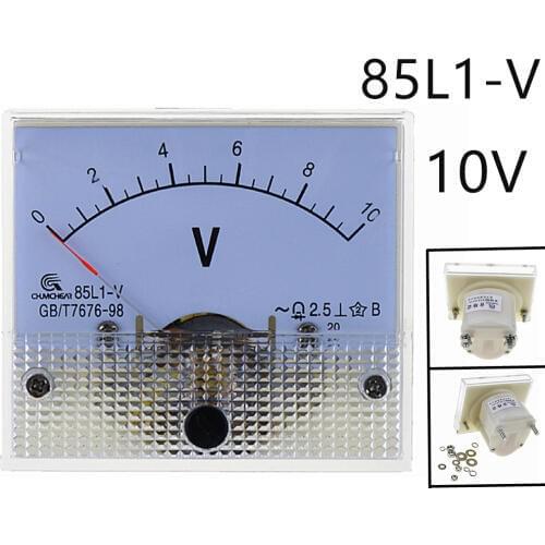 AC Analog Meter Panel 10V Volt meter Ammeters 85L1 0-10V Gauge