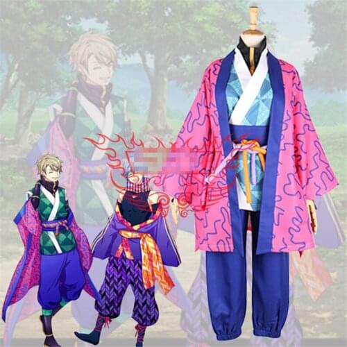 Anime Clothing A3 Miyoshi Kazunari Cosplay Costume Pink Kimono Haori Coat For Christmas A