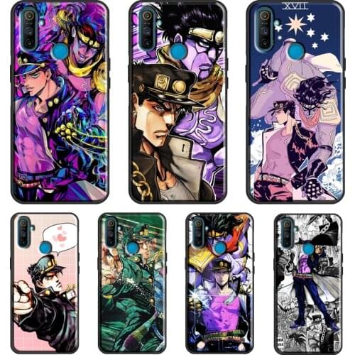 Jotaro Kujo Star Platinum JoJo Anime For OnePlus 9 Pro 7 8 Pro 8T Nord Case For OPPO Realme 8 Pro C3 C11 X2 X50 6 7 Pro Shell