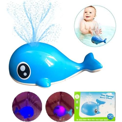 Baby Bath Toys Spray Water Spray Whale Bathing Bathtub Toy Automatic Water Spraying Toys For Kids Electric Water Toy
